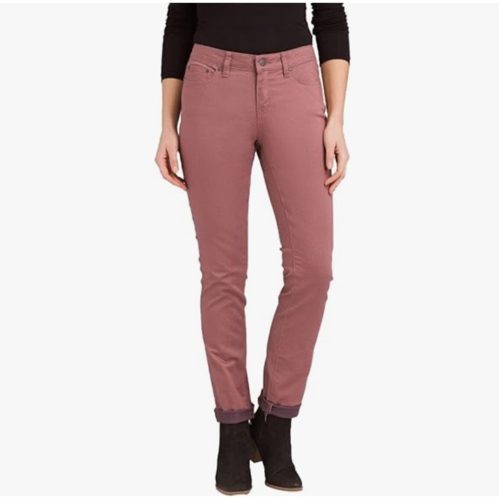 Prana Kayla Mid Rise Slim Straight Organic Cotton Stretchy Women’s Jeans Size 28